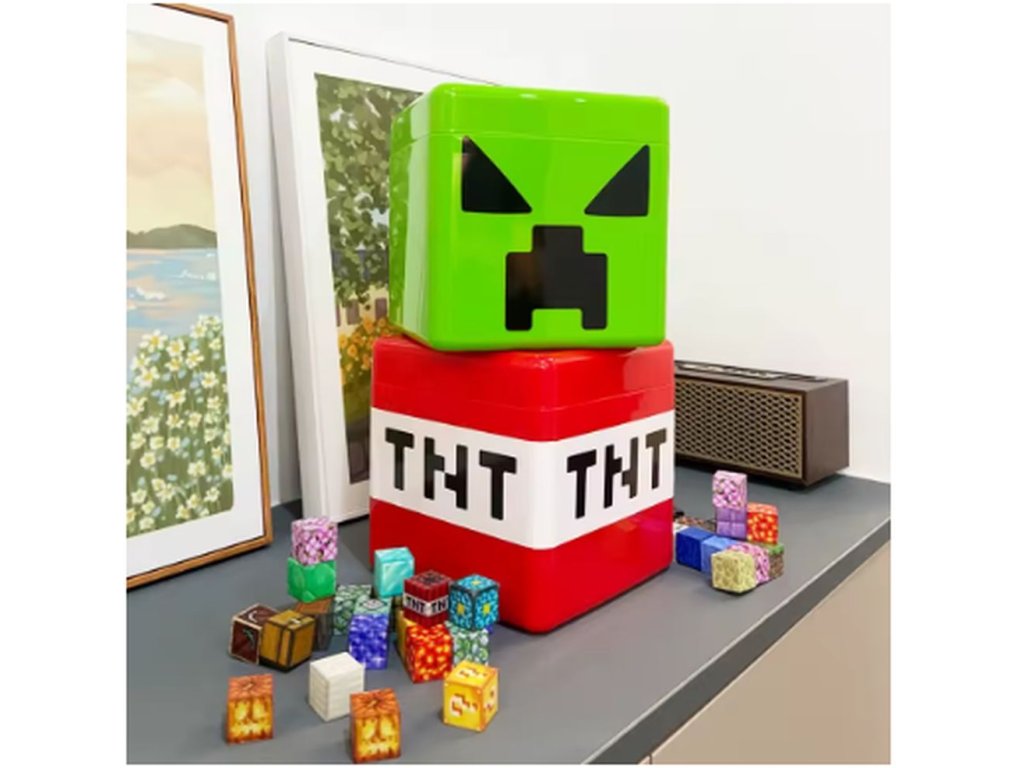 ⭐ TNT Storage Box + 100 XXL Pieces + 10 Free Figurines + 1 Light Block ⭐